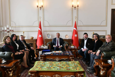 Trakya Rumeli Balkan Federasyonu ve Bilim Derneği’nden Vali Soytürk’e Ziyaret