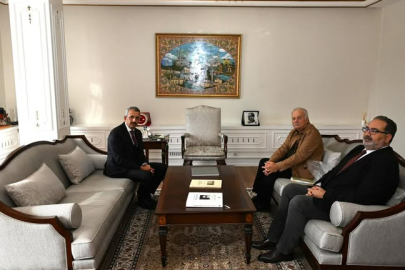 Cumhurbaşkanlığı Eski Genel Sekreteri İsen, Edirne Valisi Sezer’i Ziyaret Etti