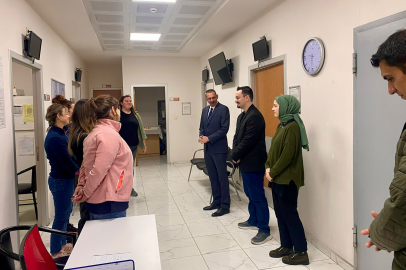 Pınarhisar Kaymakamı Enver Özderin’den Toplum Sağlığı Merkezi’ne Ziyaret