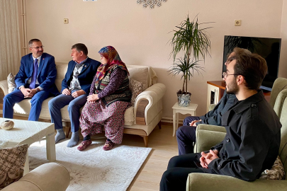 Kaymakam Özderin'den Kıbrıs Gazisine Ziyaret