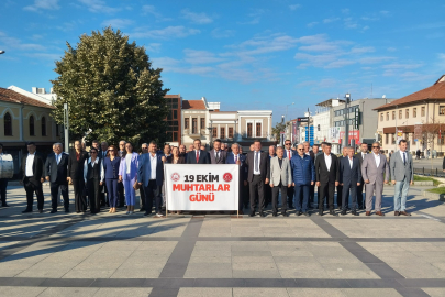 Edirne’de Muhtarlar Günü Törenle Kutlandı