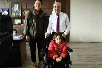 Özcan, SMA Hastası Melek'i Misafir Etti