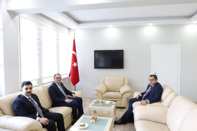 Vize’de Hakimler ve Savcılardan Kaymakama Ziyaret