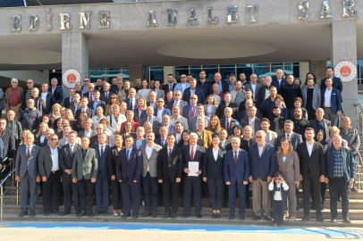 CHP Edirne İl Başkanı Balkanlı Mazbatasını Aldı