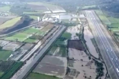 Gökçeada'da Sele Teslim Olan Bölgeler Dron İle Görüntülendi