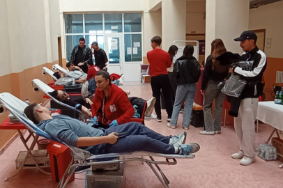 Havsa MYO Öğrencilerinden Kızılay’ın Kan Bağışı Kampanyasına Yoğun İlgi