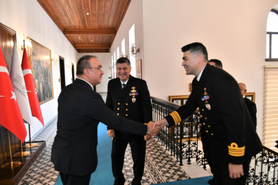 Sahil Güvenlik Komutanlarından Vali Soytürk’e Ziyaret