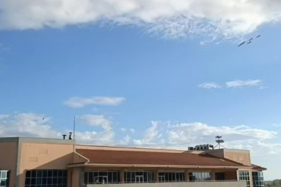 Türk Yıldızları Prova İçin Edirne Semalarında