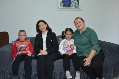 Canan Sezer’den Edirneli Aileye Ziyaret