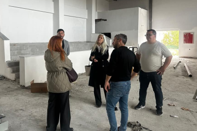 Uyanık, Okul İnşaatını İnceledi