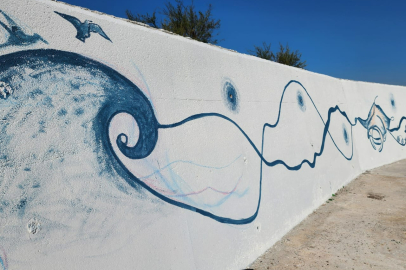 Çanakkale'deki Kumkale Limanı Renklendirildi