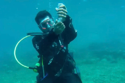 Çanakkale Boğaz'ında İddialı Dalış Denemesi; Hedefi 36 Saat Su Altında Kalmak