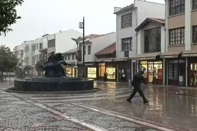 Edirne'de Sağanak Yağış