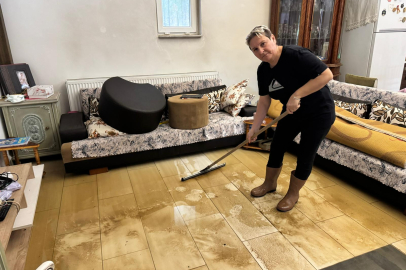 Edirne'de Bir Evi Su Bastı