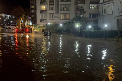 Tekirdağ'da Sağanak Su Baskınlarına Neden Oldu