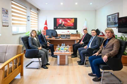 Vali Turan’dan Tarım ve Orman Bakanlığı Müfettişleri ile Enstitü Müdürü Çebi’ye Ziyaret