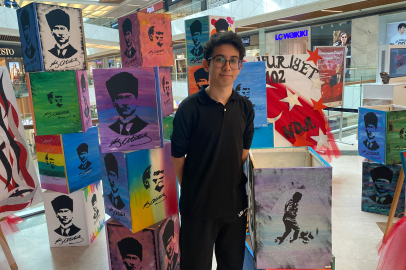 Edirne’de Öğrencilerden “Atatürk” Baskılı Sergi