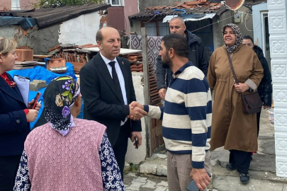 Keşan Belediyesi’nden Yağışlardan Etkilenen Vatandaşa Ziyaret