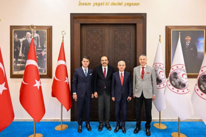 Vali Uğur Turan, Eski Bakan Yardımcısı Muhammet Balta’yı Ağırladı