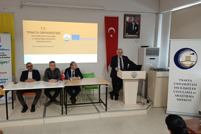 Trakya Üniversitesi’nden İlçelerde Erasmus+ Bilgilendirme Toplantıları