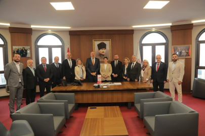 Gencan, Türkiye Muhtarlar Konfederasyonu Heyetini Ağırladı