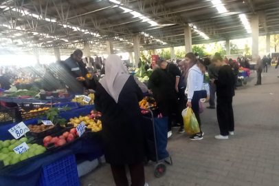 Havsa Halk Pazarı’na Yoğun İlgi