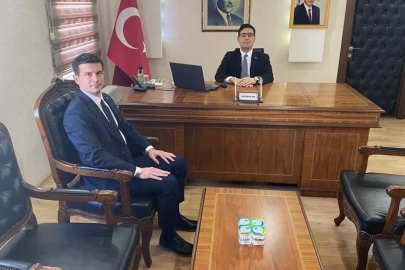 Özhan'dan Tutar'a "Hayırlı Olsun" Ziyareti