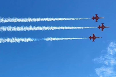 Türk Yıldızları, Tekirdağ Semalarında Gösteri Uçuşu Yaptı