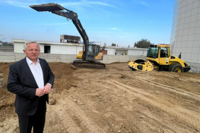 İpsala Devlet Hastanesi Önünde Çevre Düzenleme Çalışmaları Sürüyor