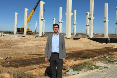 Kaymakam Sevgili OSB’deki İnşaat Çalışmalarını İnceledi