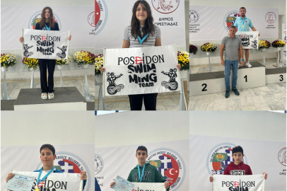 Poseidon Sporcuları Yunanistan’dan Madalyalarla Döndü