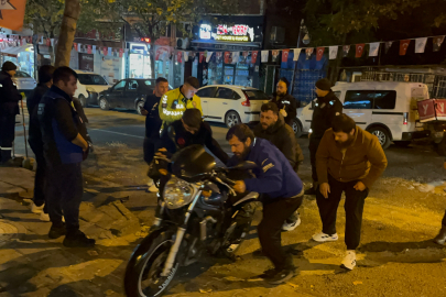 Tekirdağ'da Motosikletli Kazada Metrelerce Sürüklendi