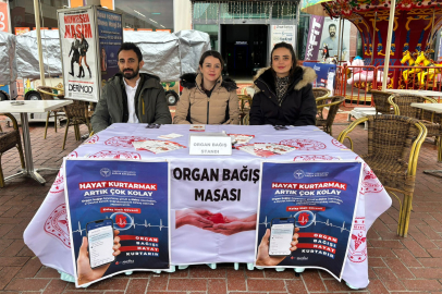 AVM’de Organ Bağış Standı