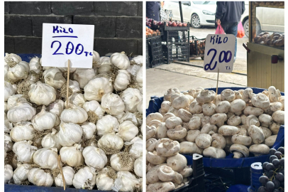 Pazarın Zirvesinde Mantar ve Sarımsak Var