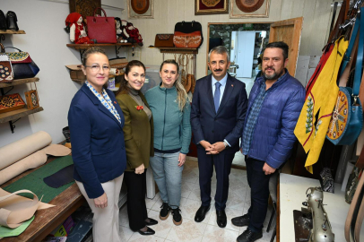 Vali Sezer, Kıspet Ustası Adem Kayın’ın Atölyesini Ziyaret Etti