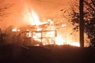 Tekirdağ'da İş Yerinde Korkutan Yangın