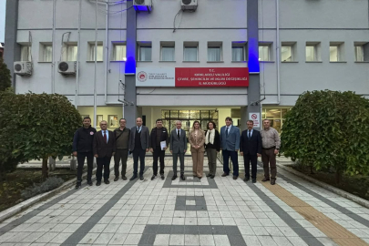 Vali Turan’dan Çevre, Şehircilik ve İklim Değişikliği İl Müdürlüğü’ne Ziyaret