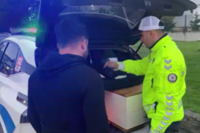 Kapaklı'da Emniyet Şeridini İhlal Edenlere 9 Bin Lira Ceza