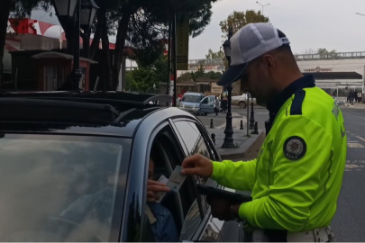 Tekirdağ'da Muayenesiz ve Cam Filmli Araçlara Ceza