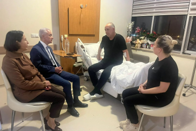 Vali Turan’dan İl Müdürü Babuşçu’ya Geçmiş Olsun Ziyareti