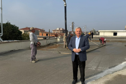 İpsala Devlet Hastanesi Acil Girişi Çevre Düzenlemesinde Sona Gelindi