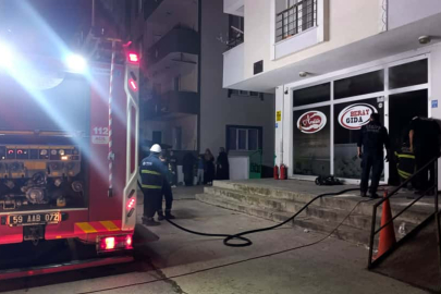 Tekirdağ’da Bir İş Yerinde Çıkan Yangın Söndürüldü