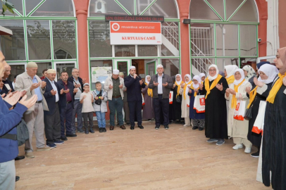 Pınarhisar’da 57 Kişilik Umre Kafilesi Dualarla Uğurlandı