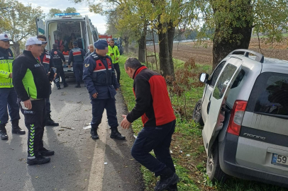 Babaeski'de Trafik Kazası: 1 Ölü, 1 Yaralı