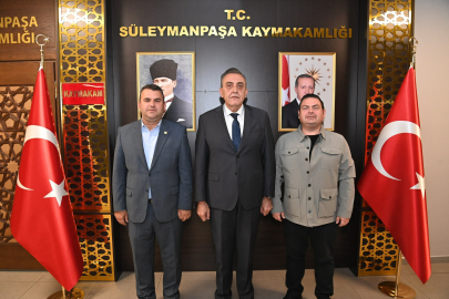 Başkan Nallar, Kaymakam Tunçer’i Ziyaret Etti