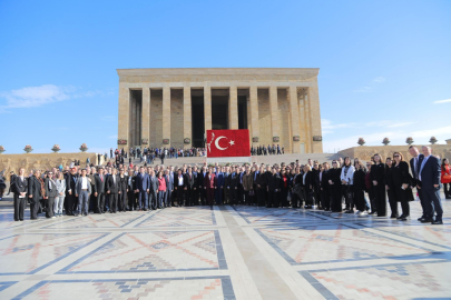 CHP Edirne İl Örgütü Anıtkabir'de