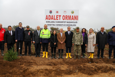Kırklareli’nde “Sevdamız Yeşil Vatan” Fidanlarla Yaşatıldı