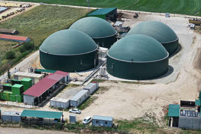 Edirne'de Köye Kurulan Tesiste Bitkisel ve Hayvansal Atıklar Elektriğe Dönüşüyor