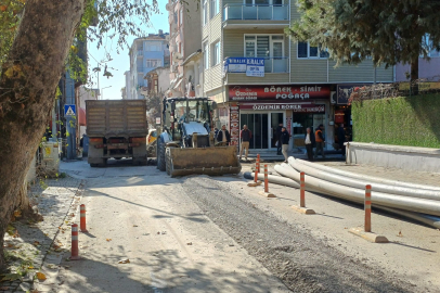 Edirne’deki Maarif Caddesi Trafiğe Kapandı