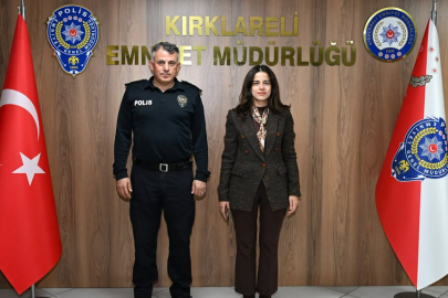 Kırklareli Emniyet Müdürü Çamuroğlu'na Ziyaret